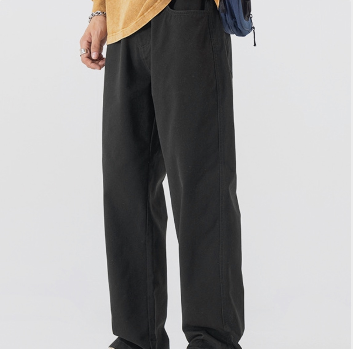 Men Straight Leg Casual Cotton Pants – & Other Stories – taille Taille unique 4