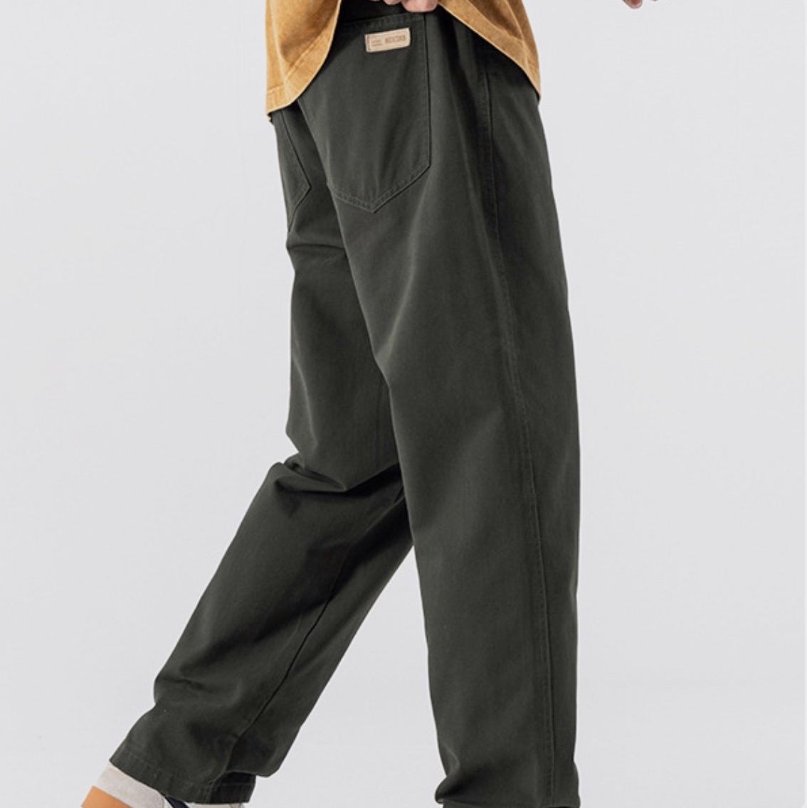 Men Straight Leg Casual Cotton Pants – & Other Stories – taille Taille unique 3