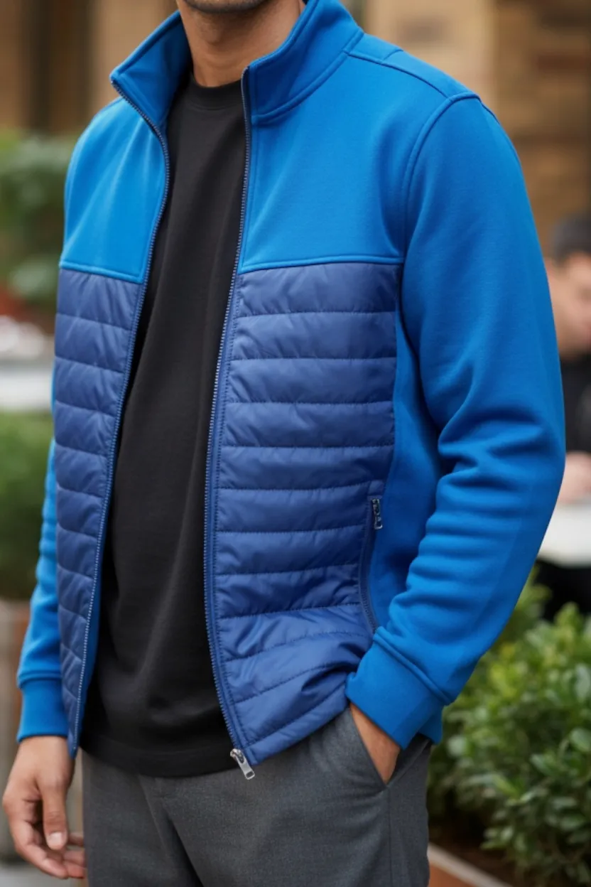 Veste épaisse matelassé bleu roi taille XXL – Sans marque – taille XXL 2