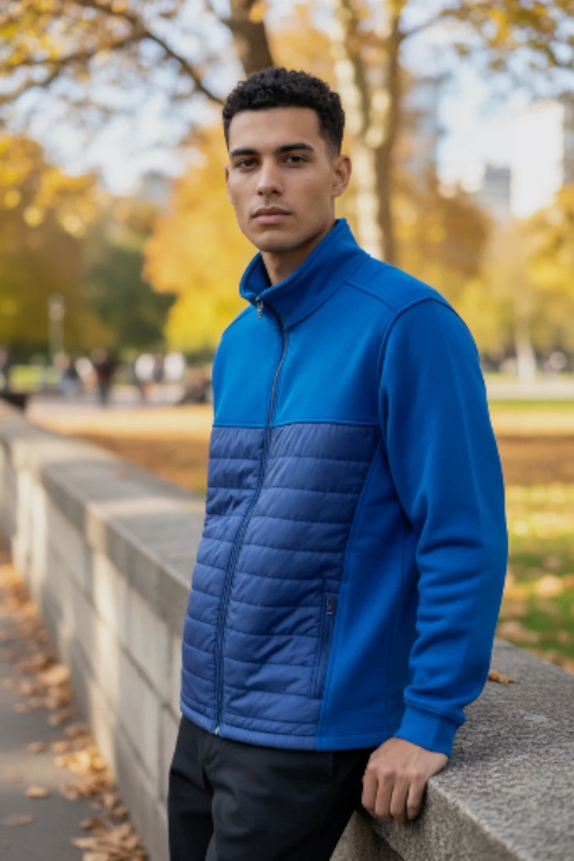 Veste épaisse matelassé bleu roi taille XXL – Sans marque – taille XXL