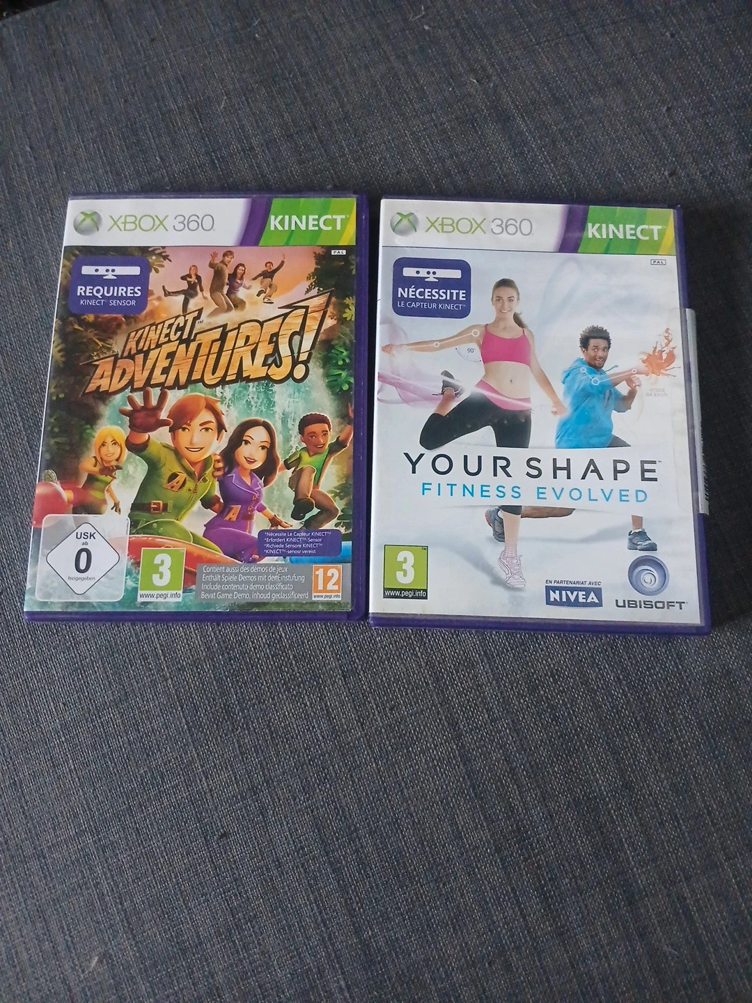 Kinect adventures et your shape fitness evolved xbox