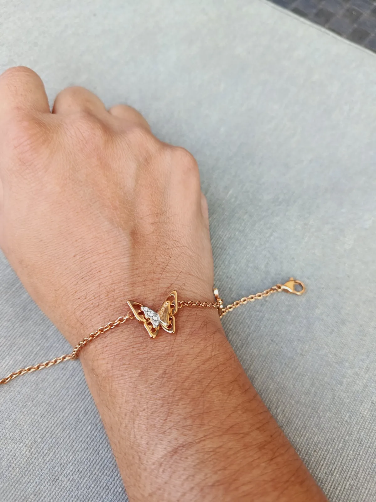 Bracelet GUESS femme rose gold papillon 🦋 – Guess – taille Taille unique 2