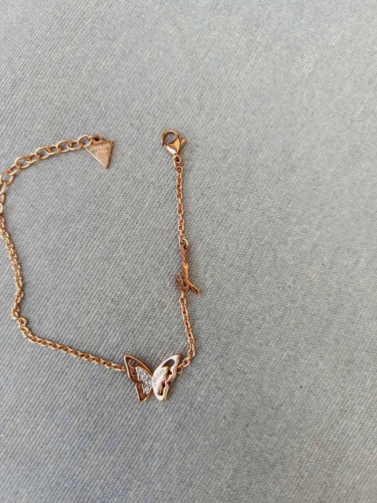 Bracelet GUESS femme rose gold papillon 🦋 – Guess – taille Taille unique 5