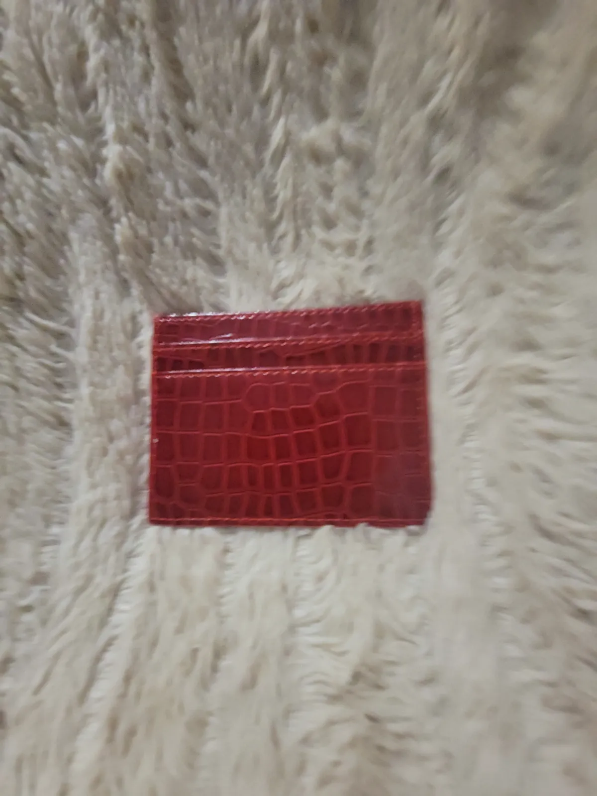 Porte-cartes Vivienne Westwood rouge effet crocodile – Vivienne Westwood 4
