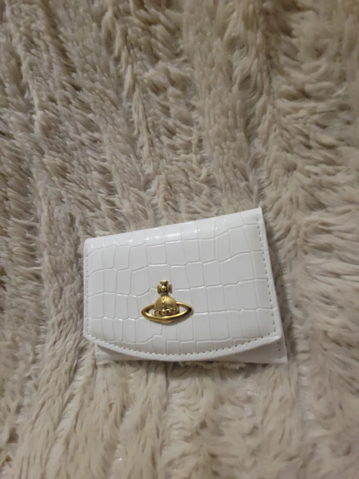 Porte-cartes Vivienne Westwood blanc effet crocodile – Vivienne Westwood – taille Taille unique 2