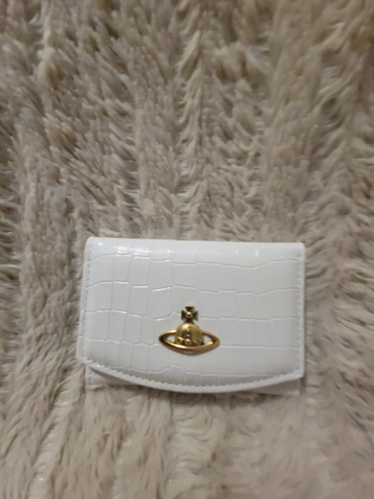 Porte-cartes Vivienne Westwood blanc effet crocodile – Vivienne Westwood – taille Taille unique 3