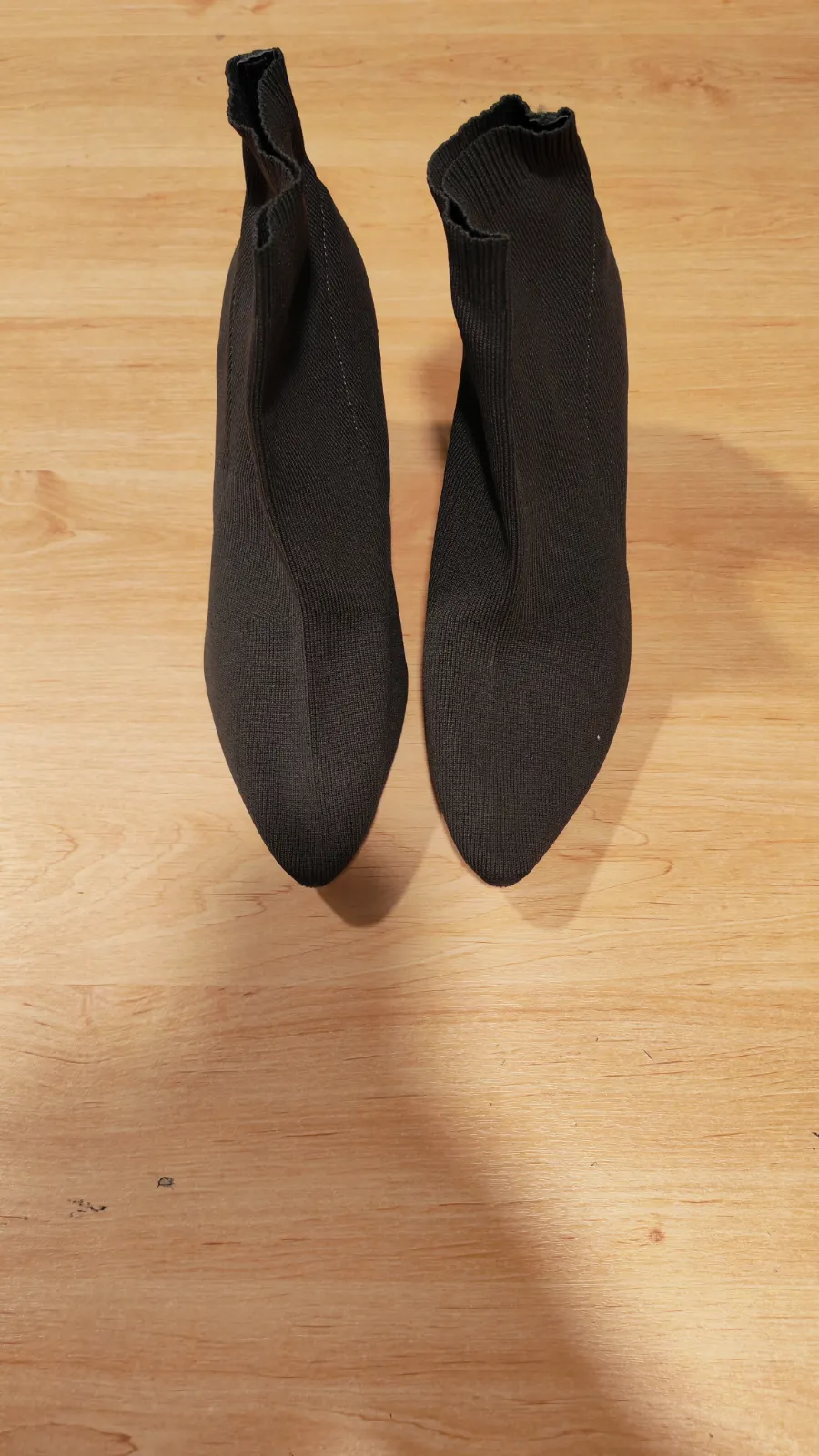 Bottines chaussettes noires à talons – Sans marque – taille EU 40 2