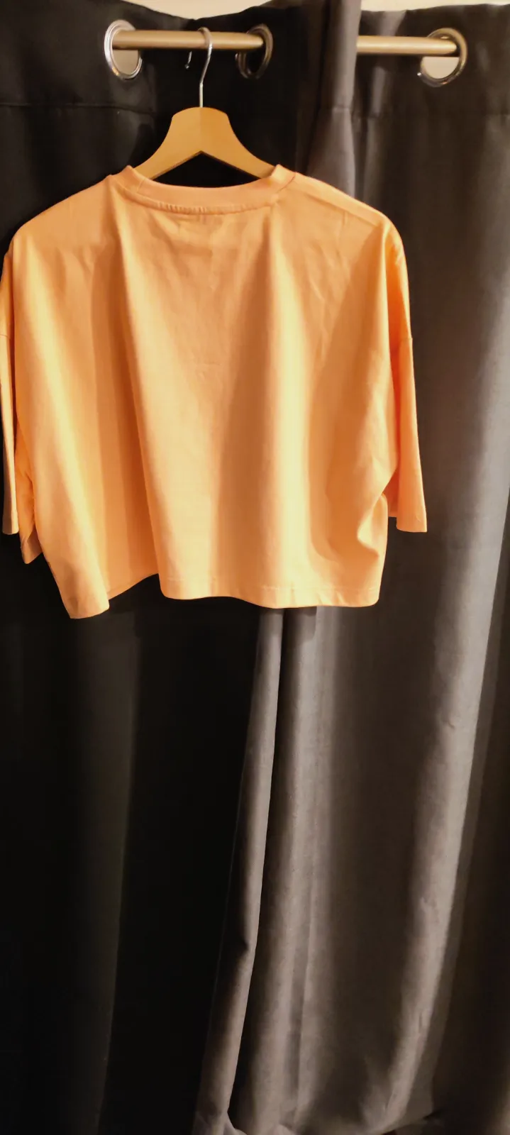 T-shirt crop top Calvin Klein orange – Calvin Klein – taille S 3