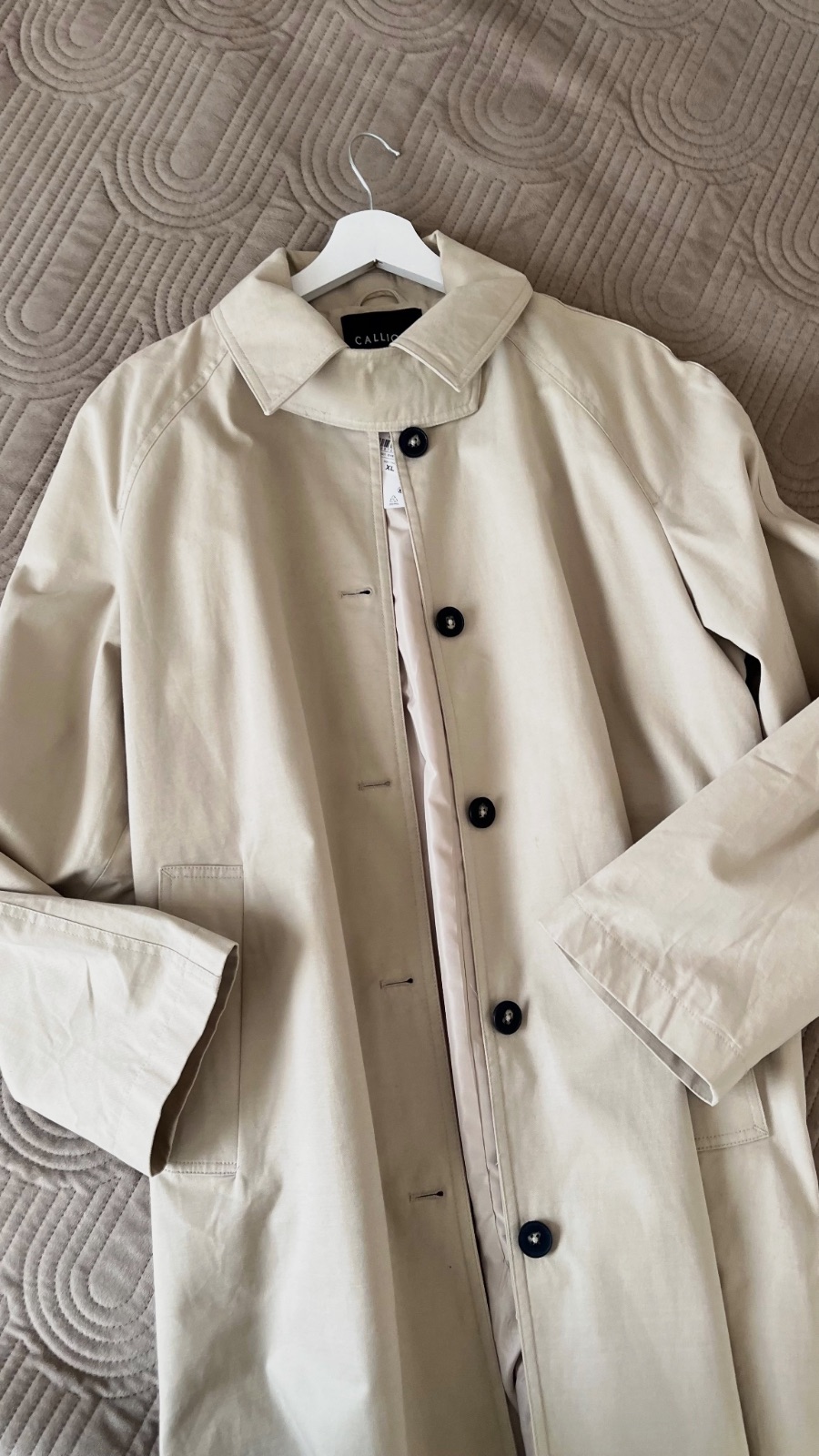 Trench beige  – Calliope – taille XL 4