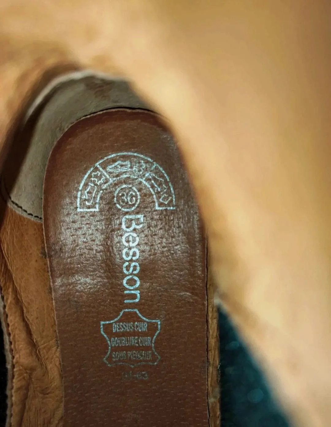 Bottines style Chelsea cuir et daim - Besson Chaussures – Besson Chaussures – taille EU 36 7