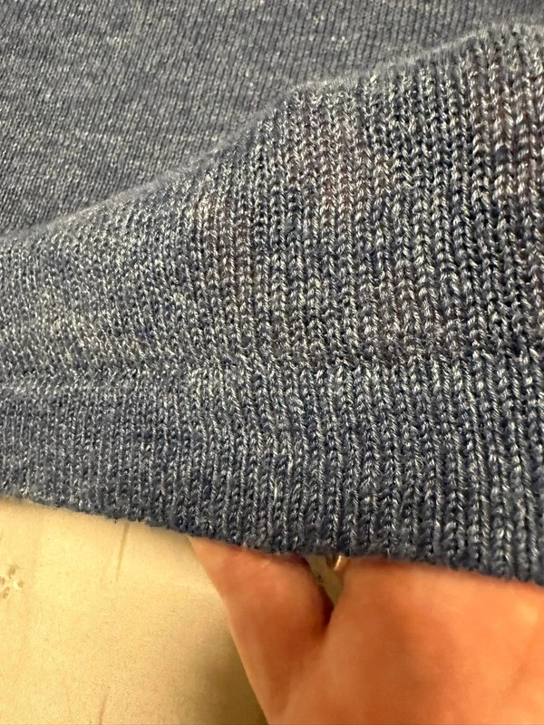 Jersey de lino 100% Marc O'Polo azul jaspeado – Marc O'Polo – taille XL 4