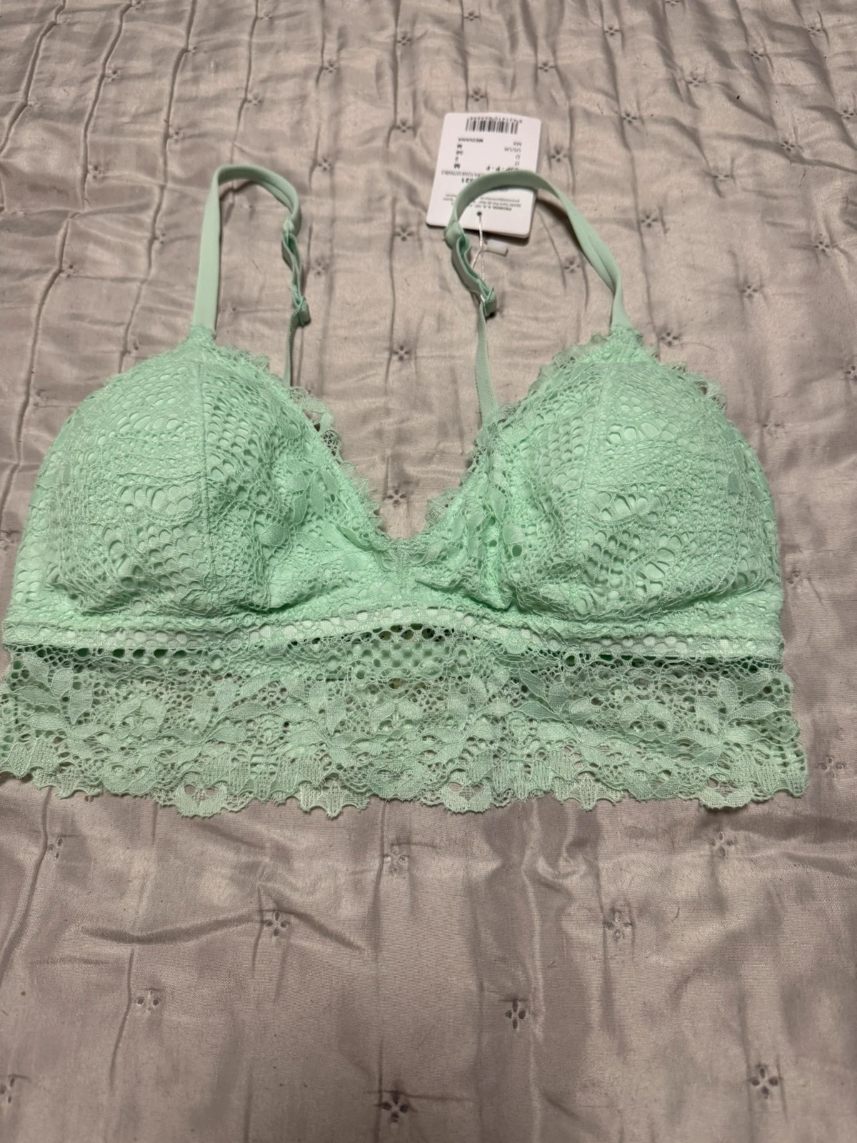 Bralette de encaje verde menta Promise Talla M Nuevo – Promise – taille M 2