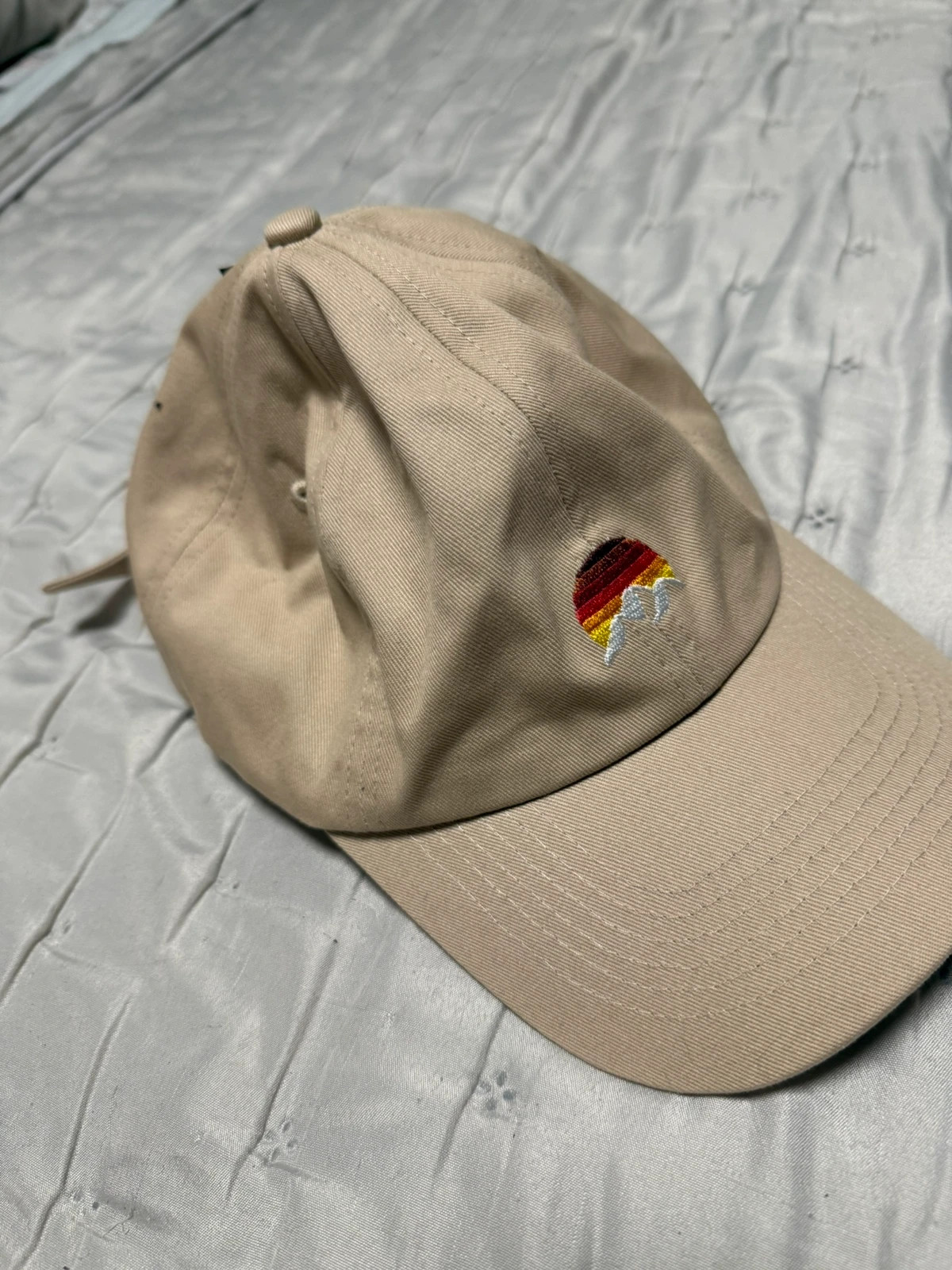 Gorra beisbol beige bordada montañas y sol – welk – taille Taille unique 2