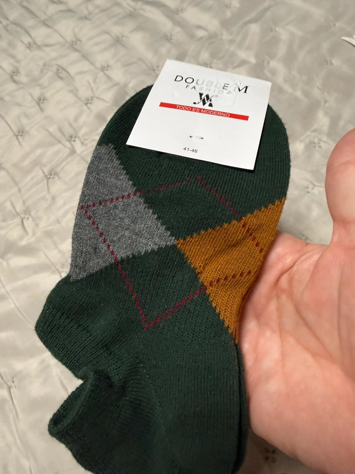 Pack calcetines estilo clásico con rombos talla 41-46 – Double M – taille M | 43–46 3
