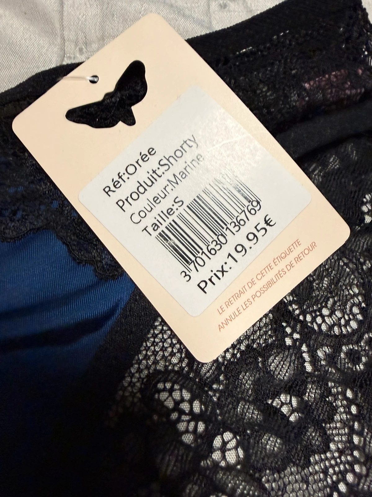 Conjunto lencería azul marino y negro Les Petites Bombes T. 95C y S Nuevo – Les Petites Bombes – taille 95C 4