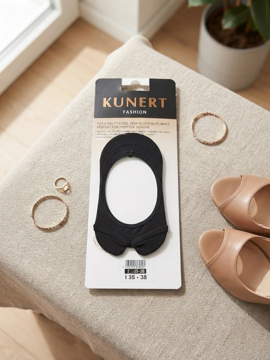 Calcetines invisibles sin puntera Kunert talla 35-38 negros – KUNERT – taille Taille unique