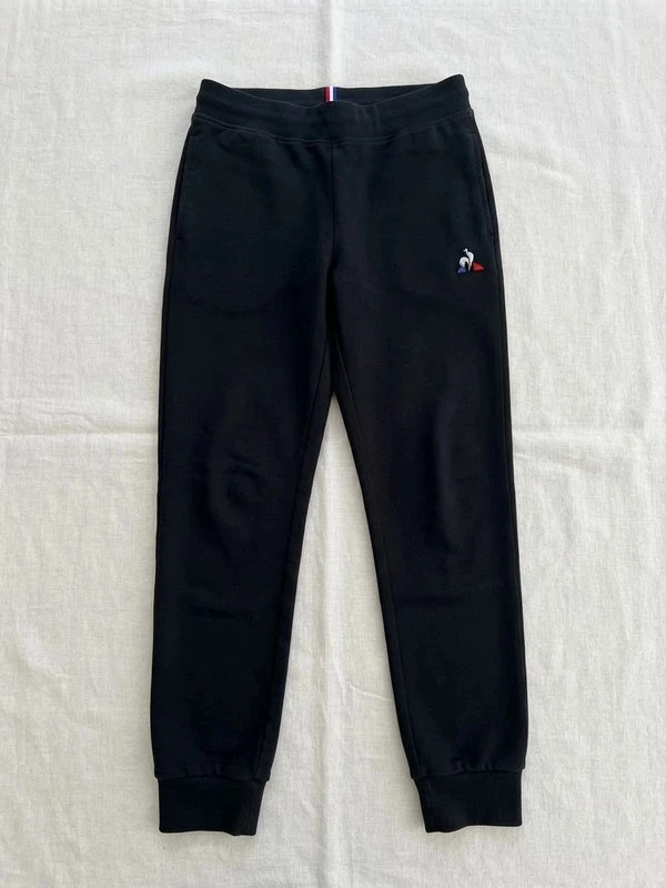 Pantalón chándal Le Coq Sportif negro vintage 2000