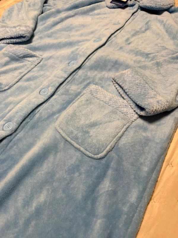 Bata de andar por casa súper calentita talla XL – slenderella – taille XL / 42 / 14 5