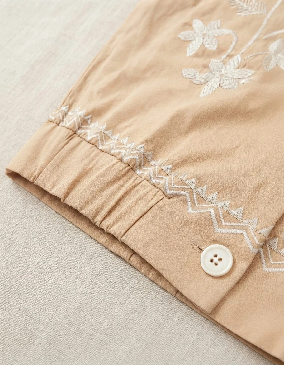 Chaqueta estilo boho en tono msrrron claro – selly – taille M / 38 / 10 2