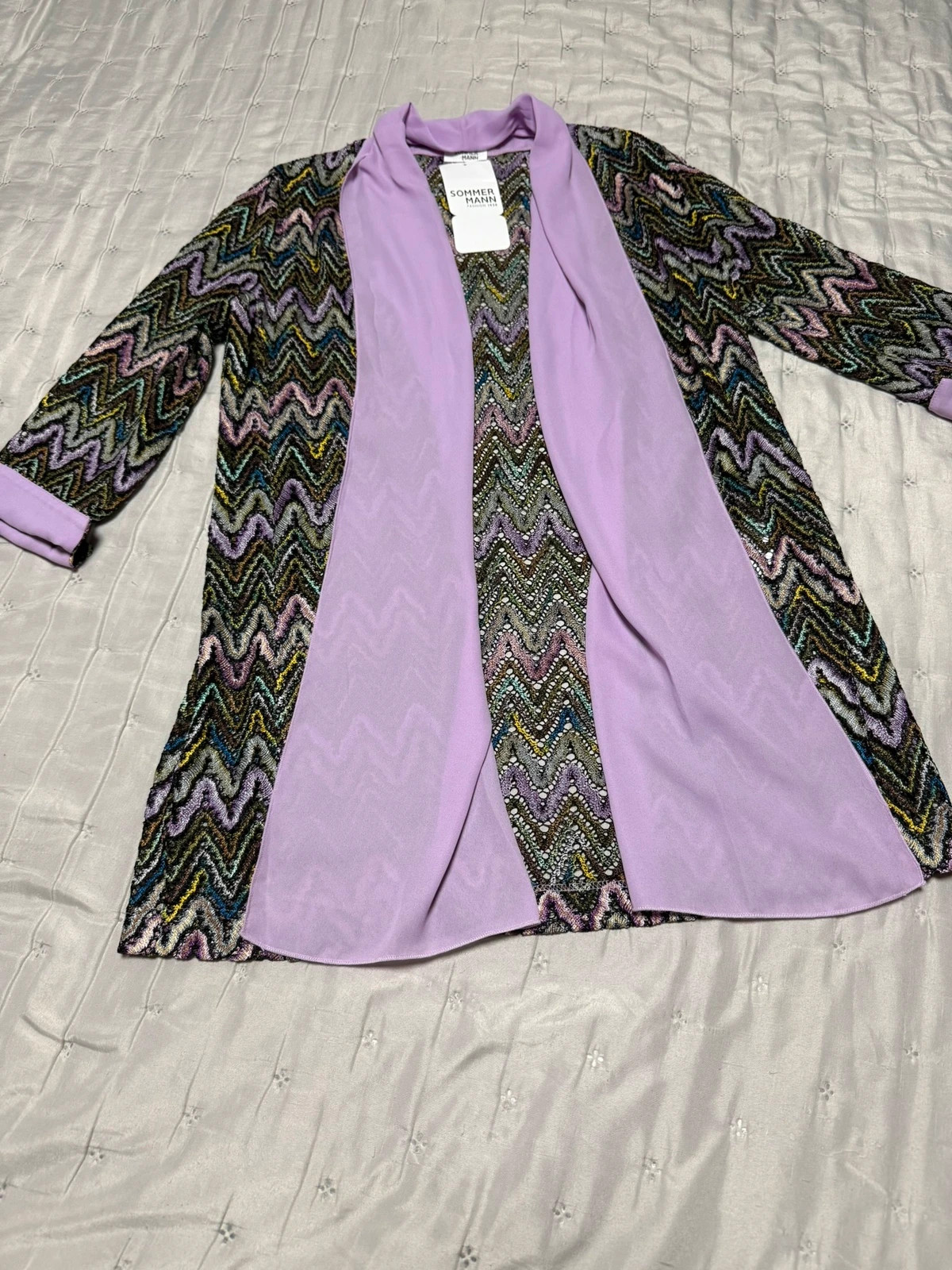 Chaqueta de lujo Sommer Mann nueva – Estilo Missoni (Valor +179€) – Sommermann – taille M / 38 / 10 2