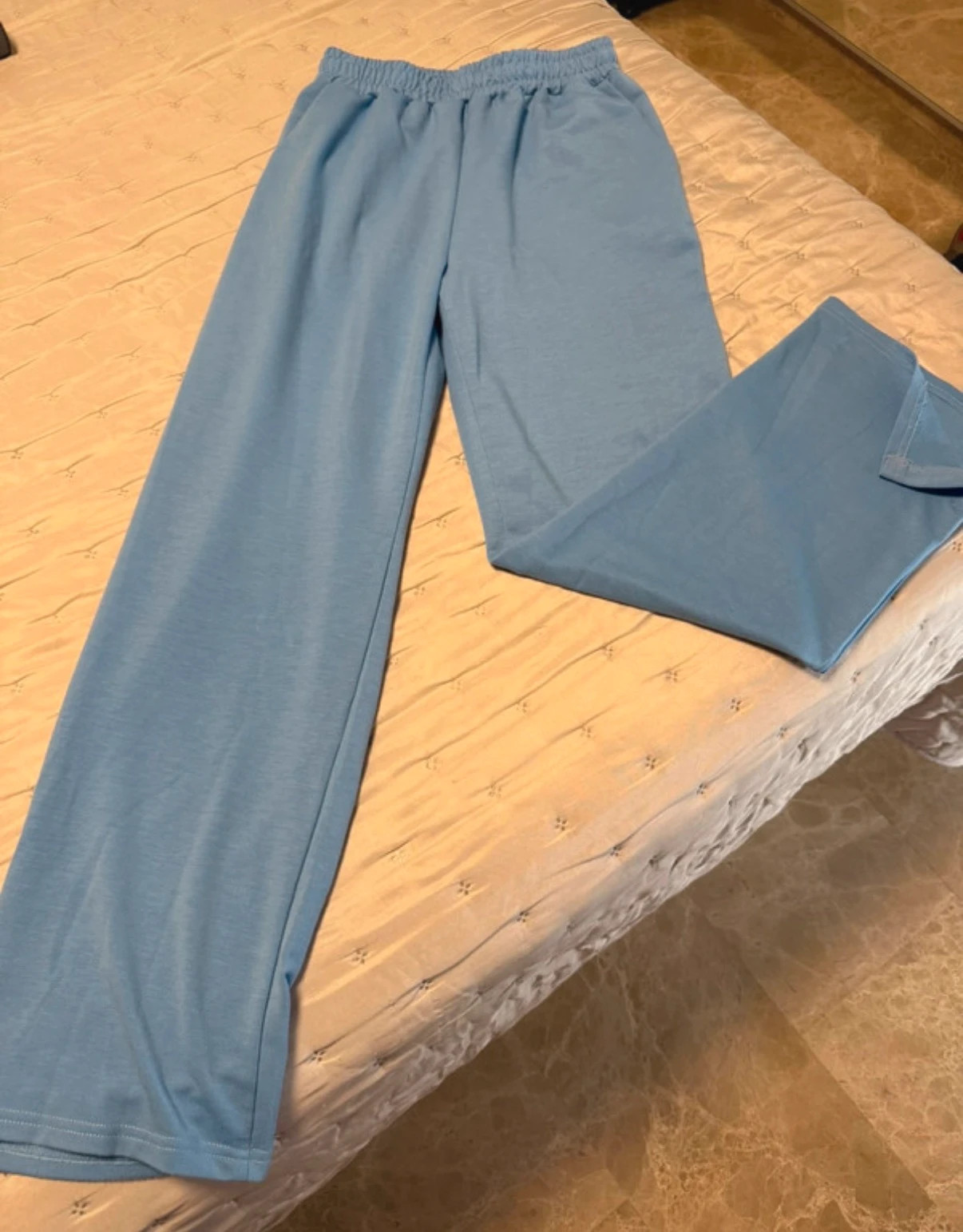 ste - Sudadera 1/4 Cremallera y Pantalón Ancho – sin marca – taille M / 38 / 10 3