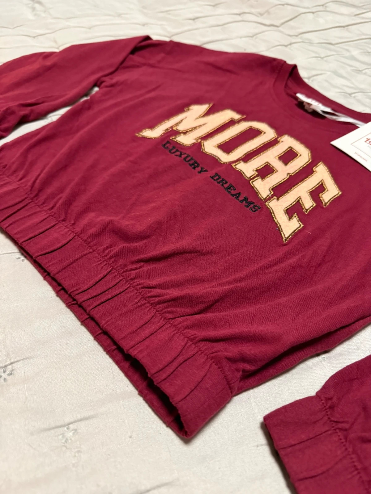 Sudadera burdeos Brums "More Luxury Dreams" Nueva niña – Brums – taille 6 ans / 116 cm 4