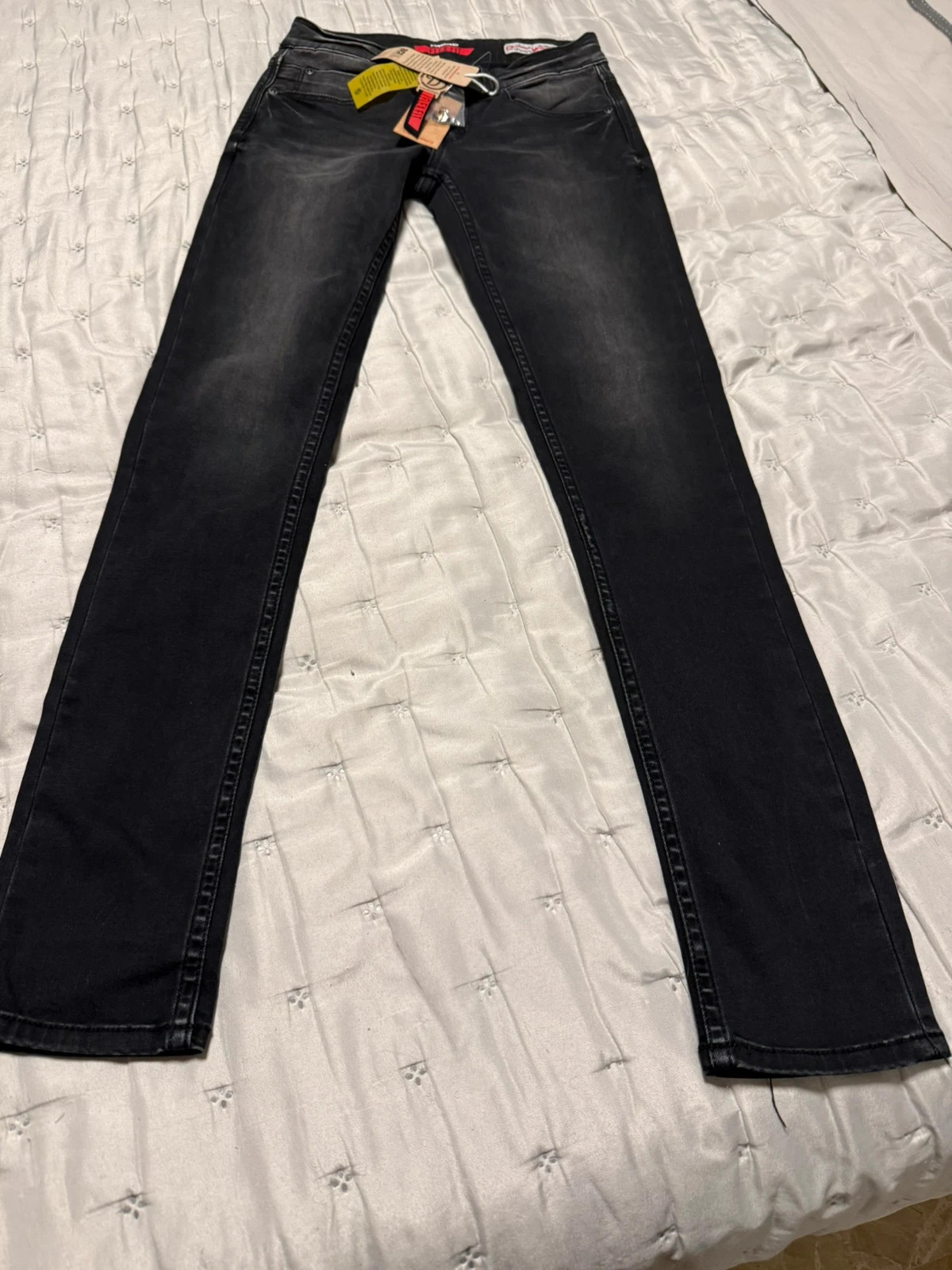 Jeans pitillo negros Vingino Flex Fit - Talla 12 (Nuevos con etiqueta) – Vingino – taille 12 ans / 152 cm 2