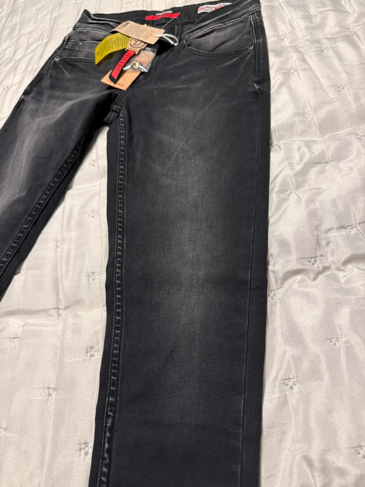 Jeans pitillo negros Vingino Flex Fit - Talla 12 (Nuevos con etiqueta) – Vingino – taille 12 ans / 152 cm 3