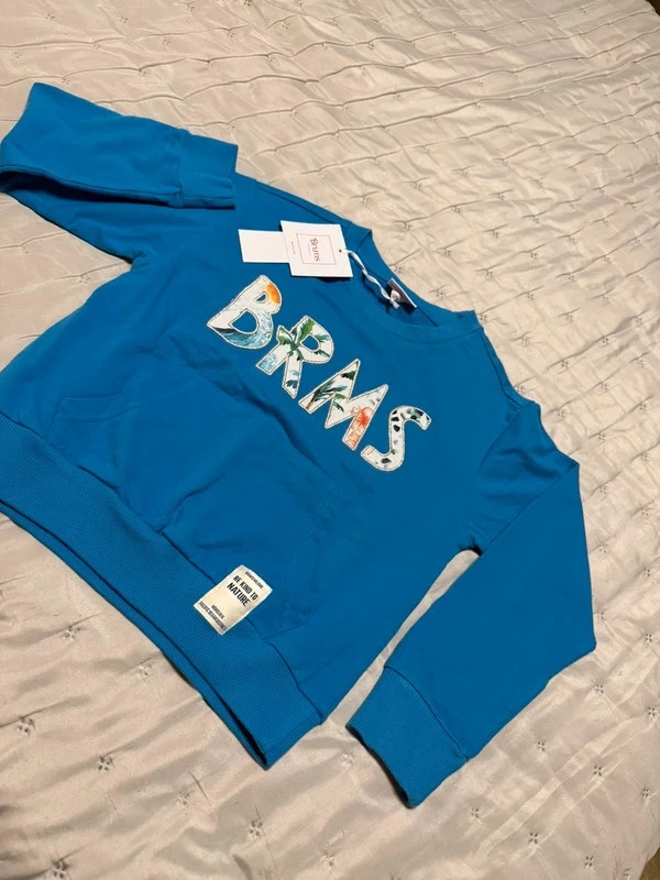 Sudadera azul Brams Miland tropical nueva tala 8 años – Brums – taille 8 ans / 128 cm 2