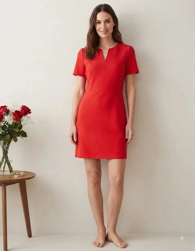 Vestido rojo de Christine Laure talla M – Christine Laure – taille M / 38 / 10 2