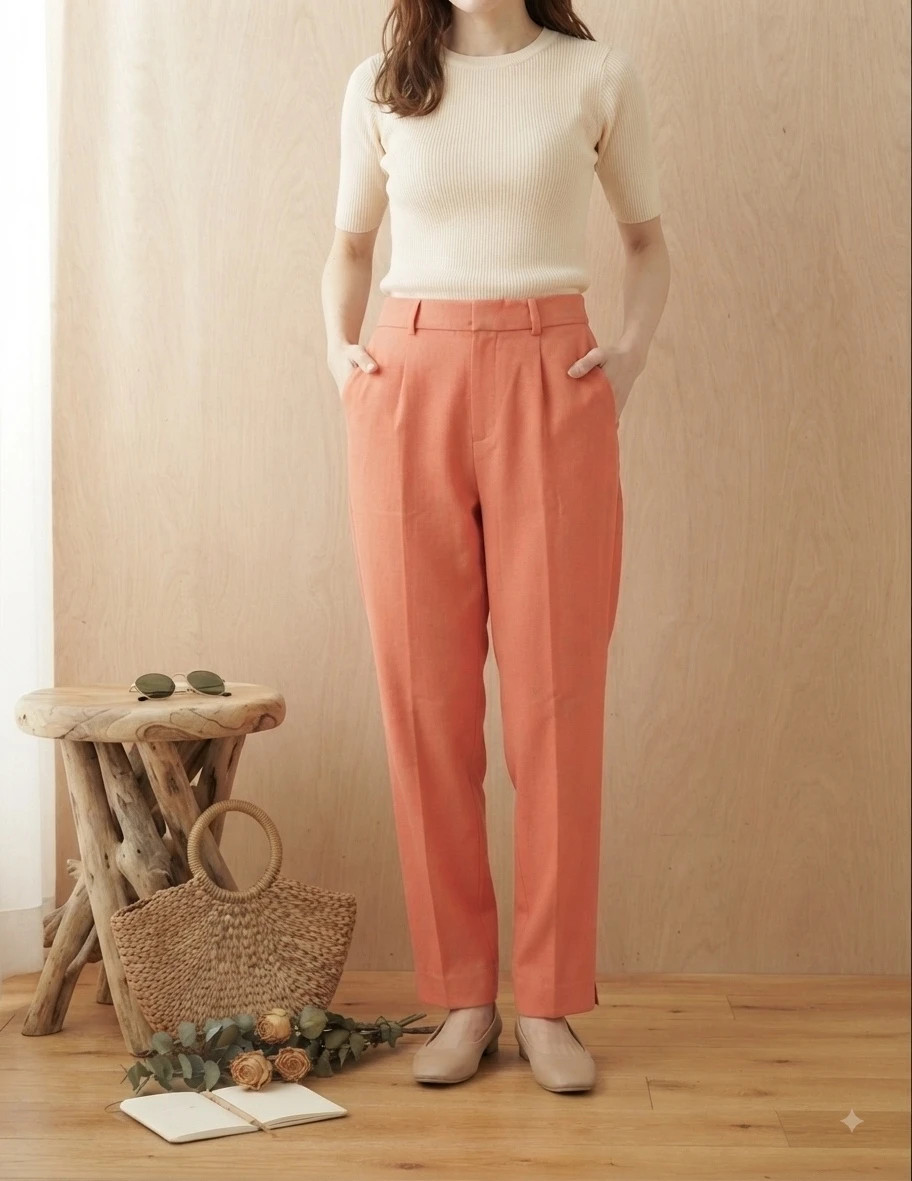 Pantalón de vestir con cintura engomada talla S – Object – taille S / 36 / 8 2
