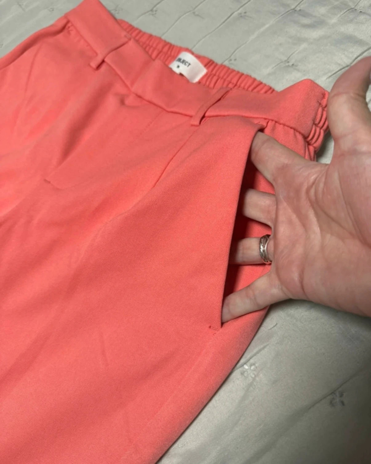 Pantalón de vestir con cintura engomada talla S – Object – taille S / 36 / 8 5