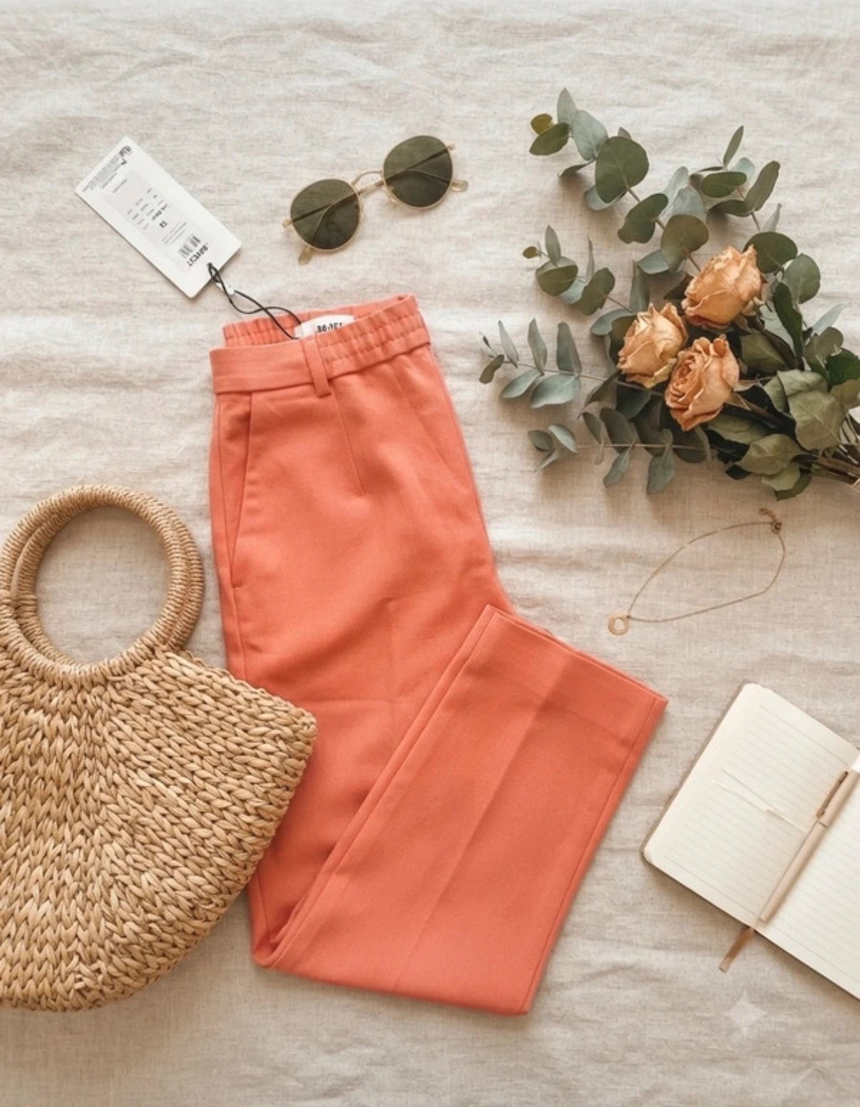 Pantalón de vestir con cintura engomada talla S – Object – taille S / 36 / 8