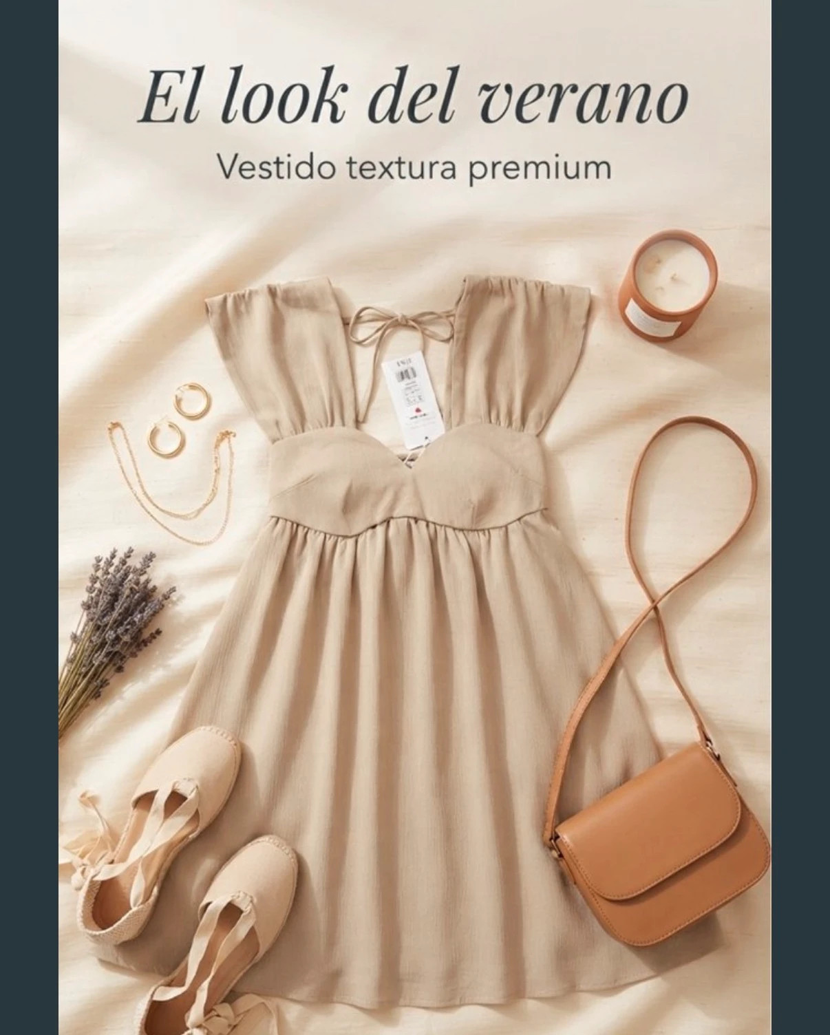 Vestido con corte romàntico de Naf Naf talla M