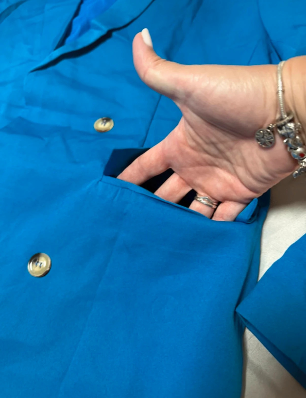 Blazer oversize en azul Klein talla M de la marca Melya Melody – Melya Melody – taille M / 38 / 10 3