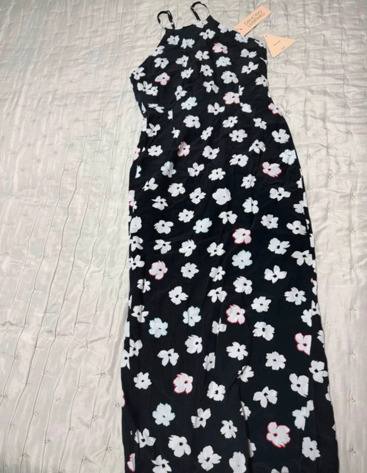 Vestido modi negro estampado floral talla S – Dancing Leopard – taille S / 36 / 8 3
