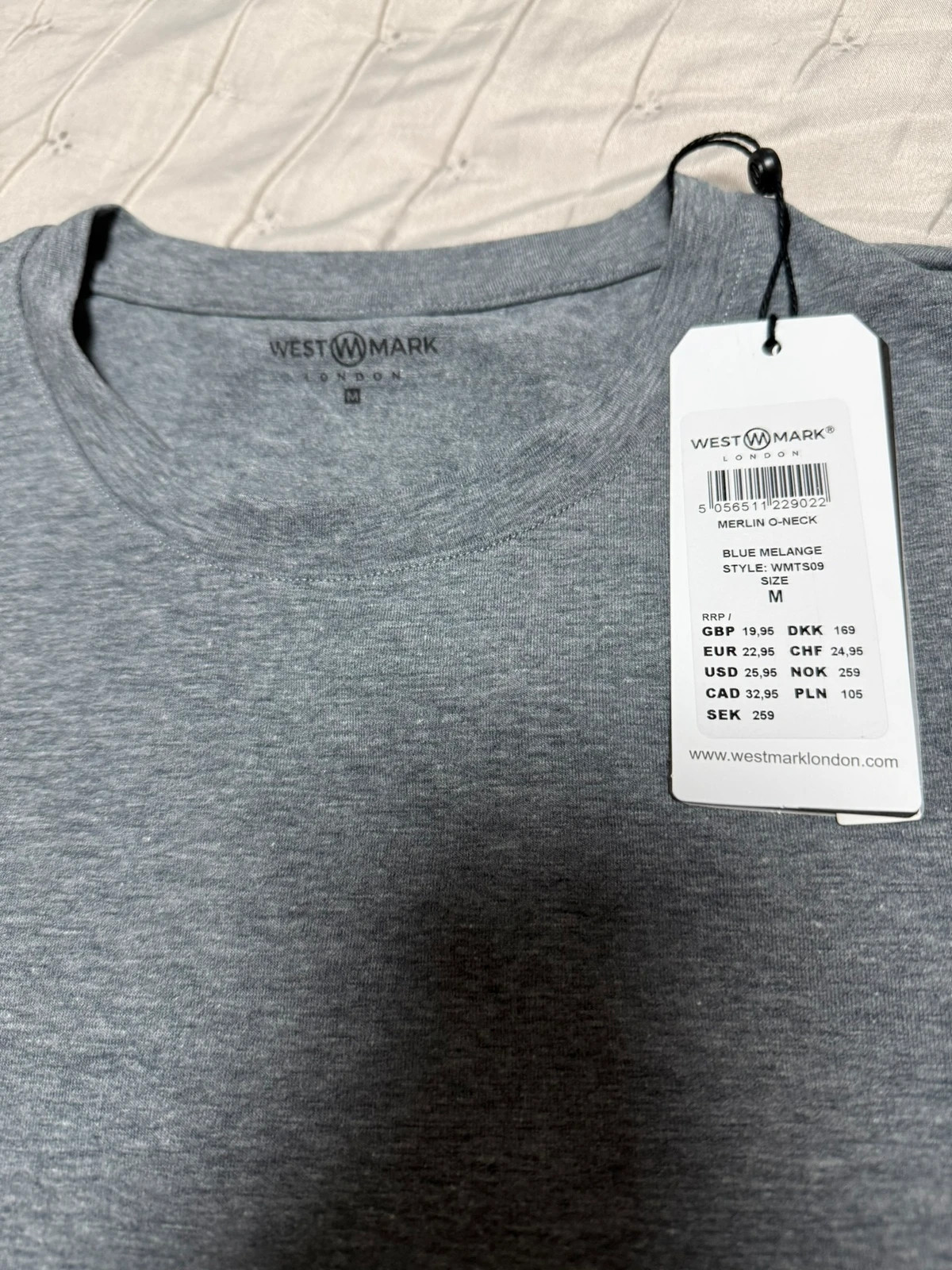Camiseta básica gris – Westmark – taille M 3