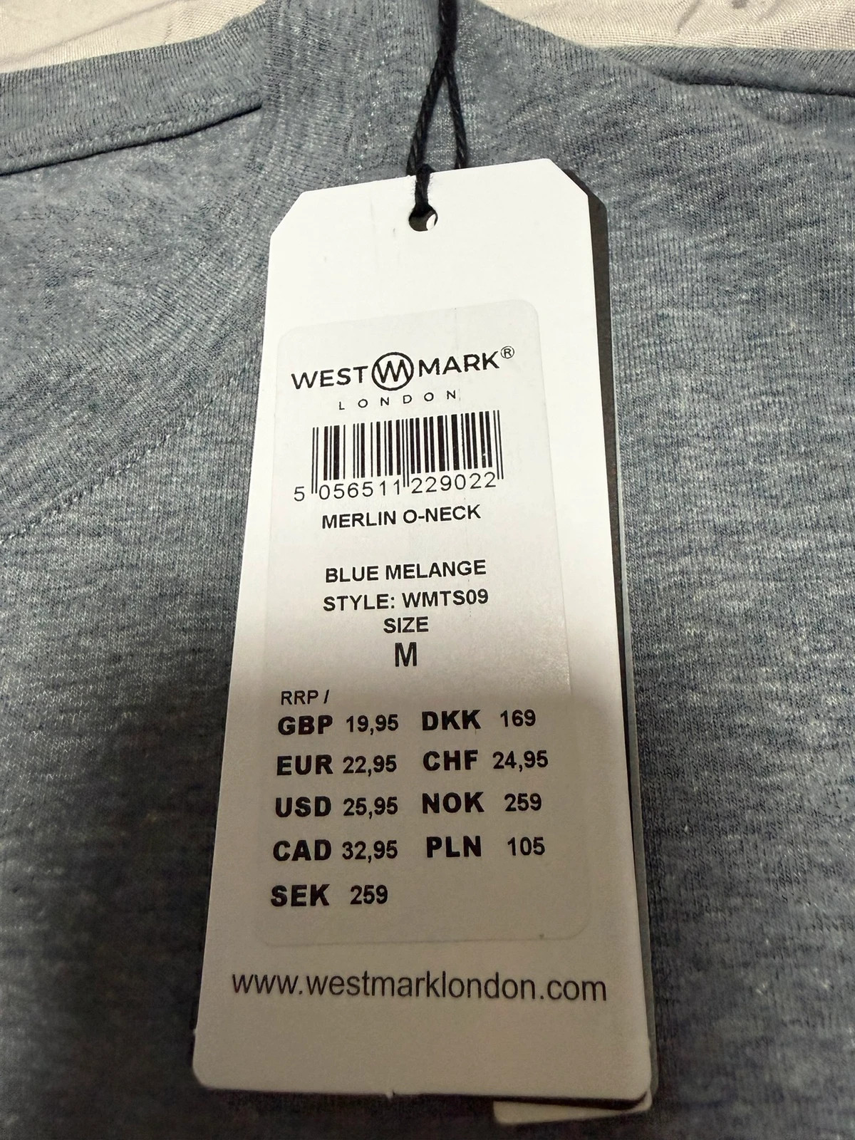 Camiseta básica gris – Westmark – taille M 4