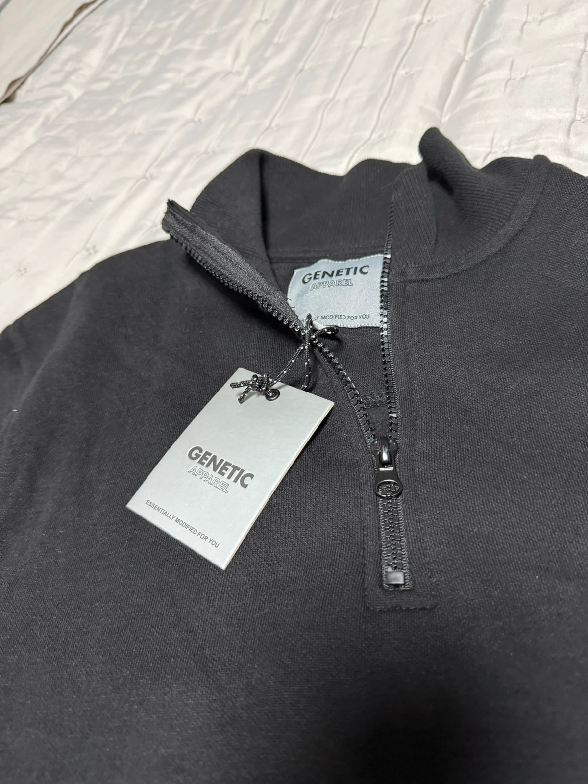 Sudadera hombre Genetic Apparel Negra 1/4 – Genetic Apparel – taille M 3
