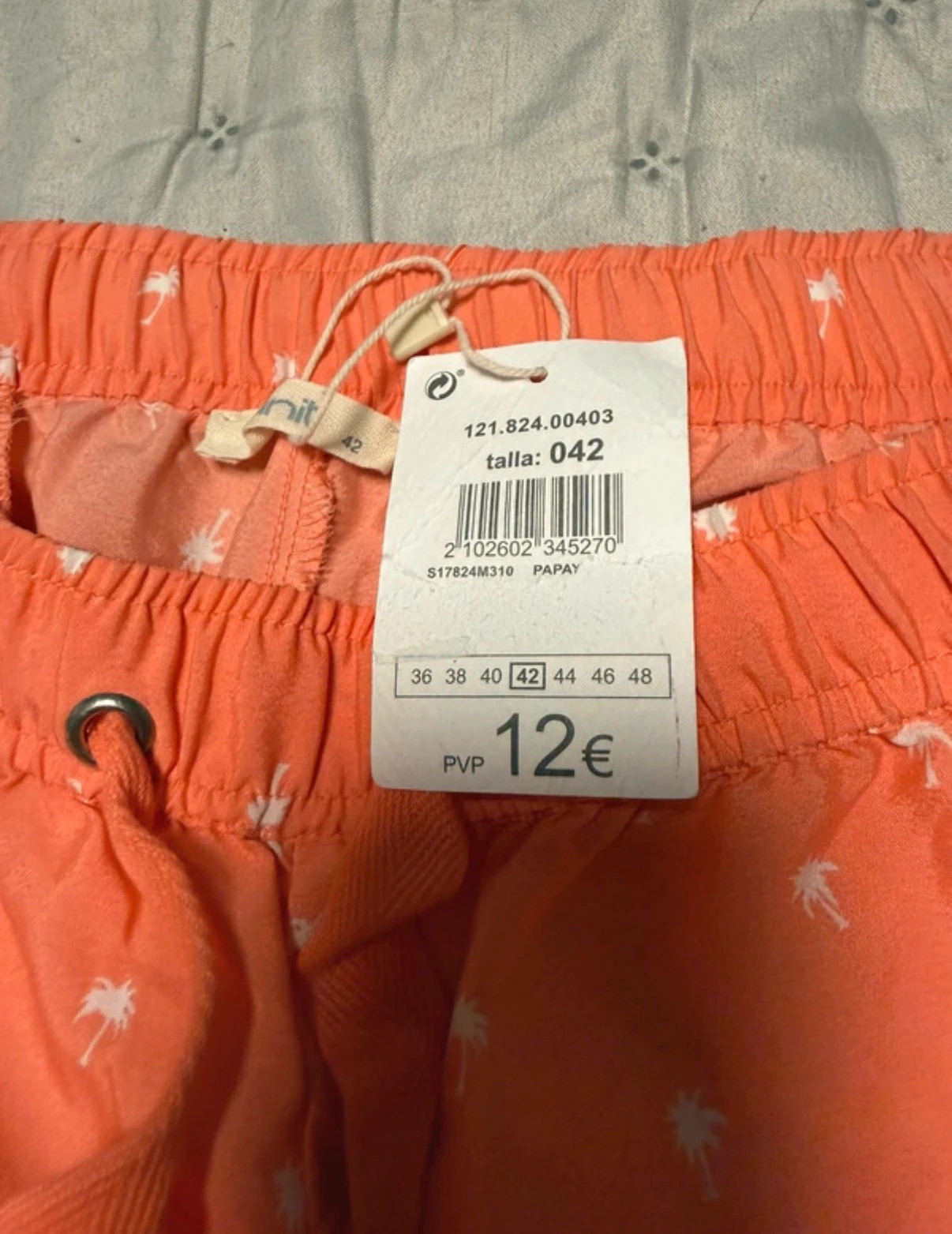 Short de tela de bañador, talla 42 – El Corte Inglés – taille XL 5