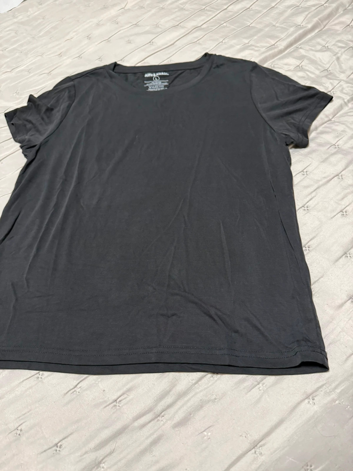 Camiseta básica de tejido fluido y fresco – Alife & Kickin – taille L / 40 / 12 2