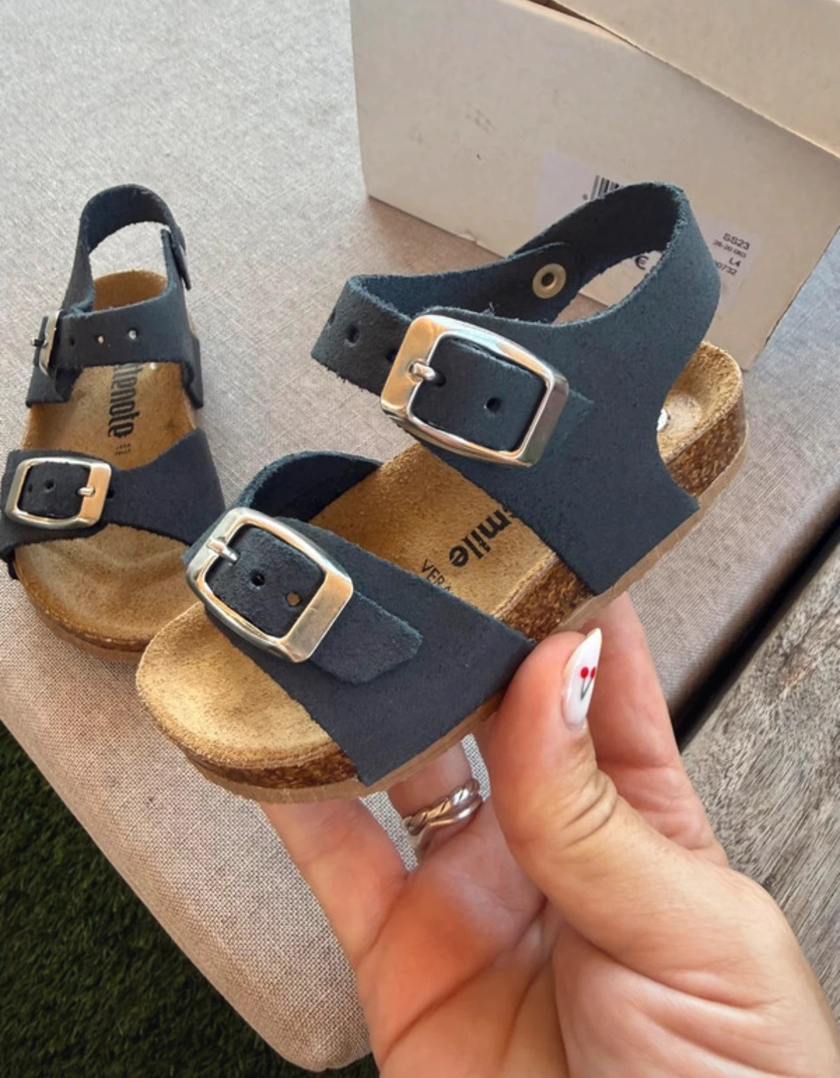 Sandalia niño de piel talla 21 – Settenote – taille 21 3