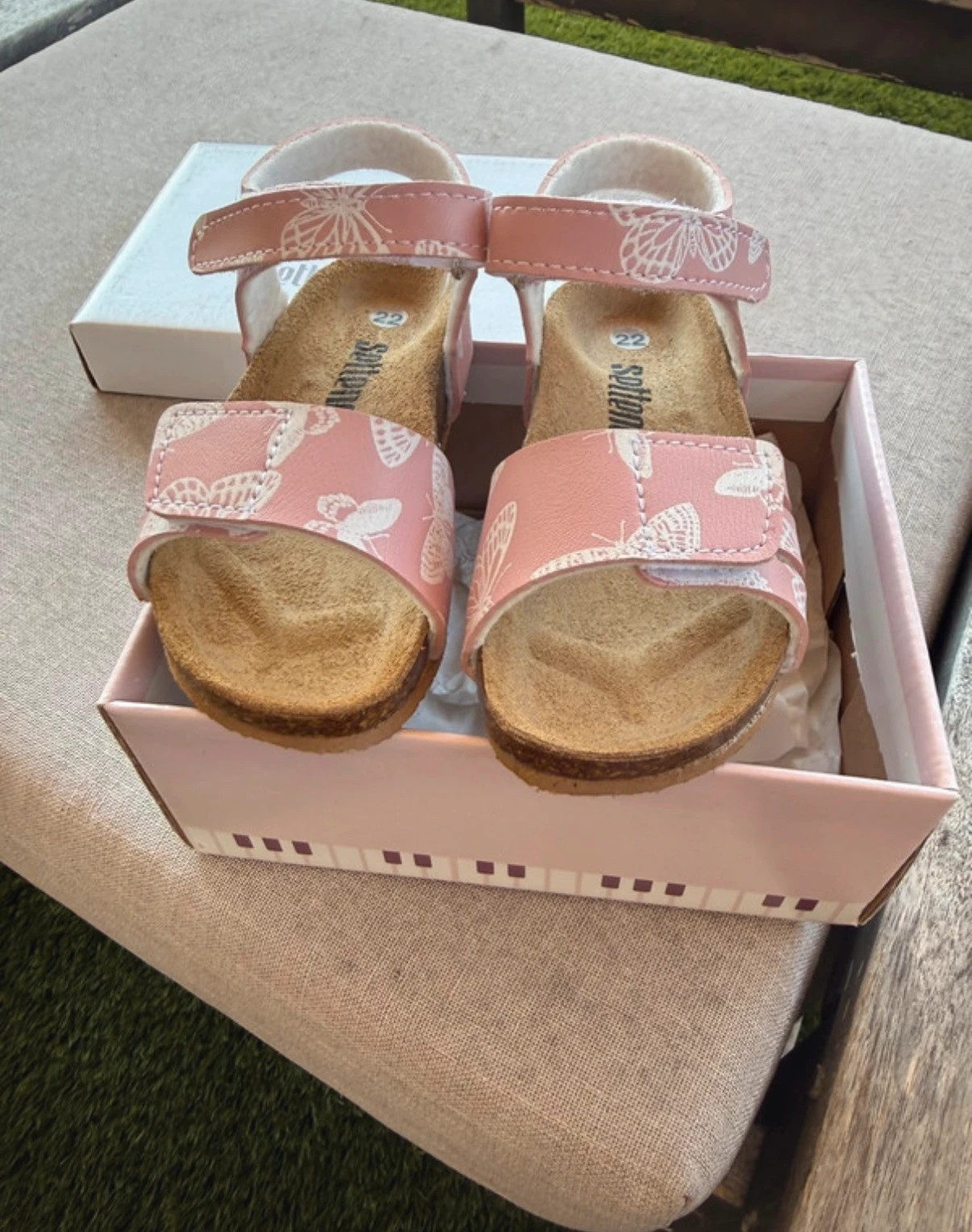 Sandalia de niña con doble velcro talla 22 – Settenote – taille 22 2