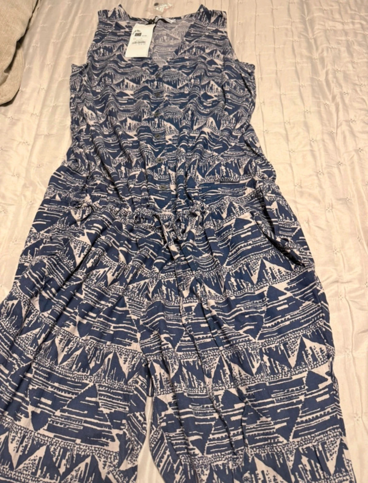 Mono sin mangas ajustable a la cintura talla M – Think Positive – taille M / 38 / 10 3