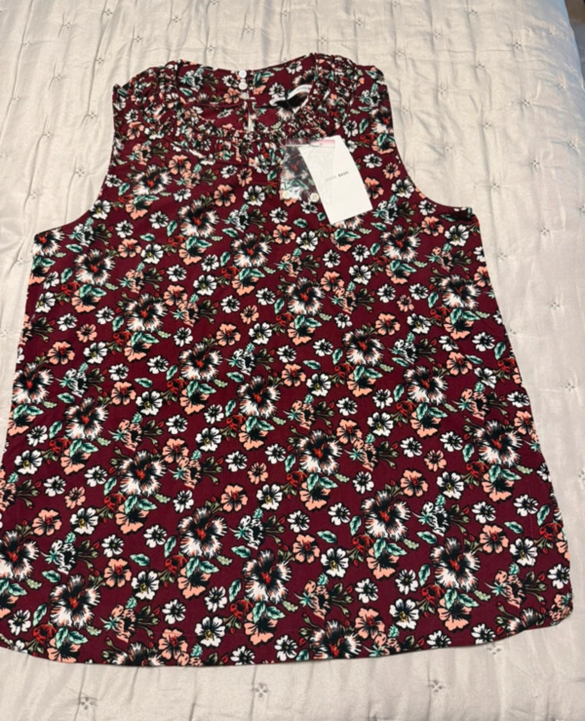 Blusa con estampado floral muy fresca talla S – Sfera – taille S / 36 / 8 3