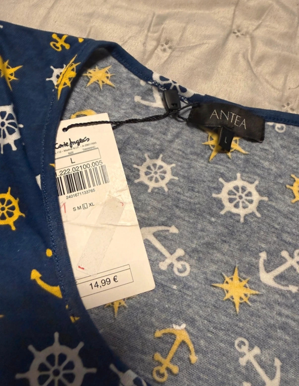 Camiseta con motivas marineros talla 40 – Antea – taille L / 40 / 12 4