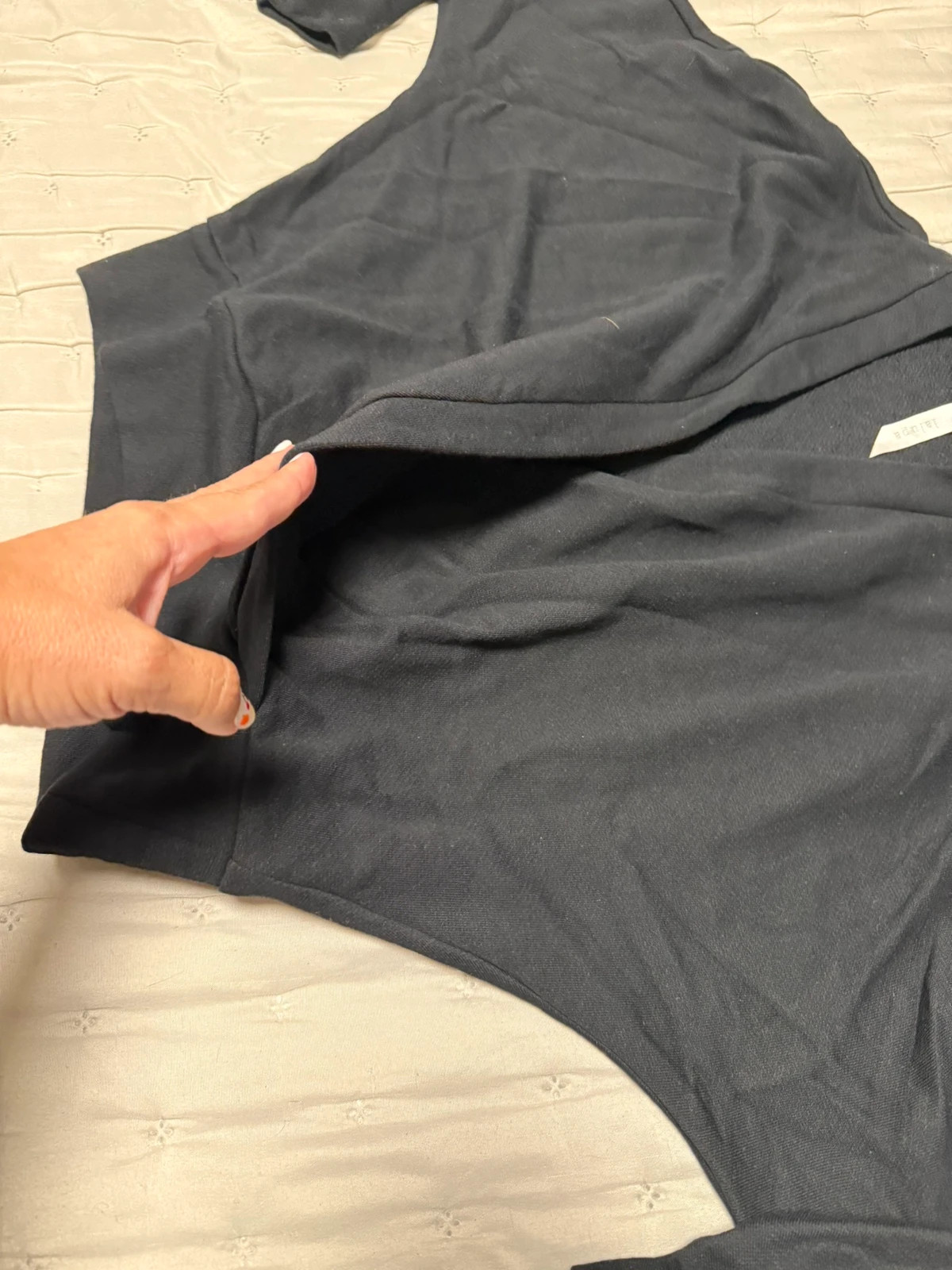 Top estilo cruzado / "Wrap top" negro - Wilfred Free – LaLupa – taille S / 36 / 8 5