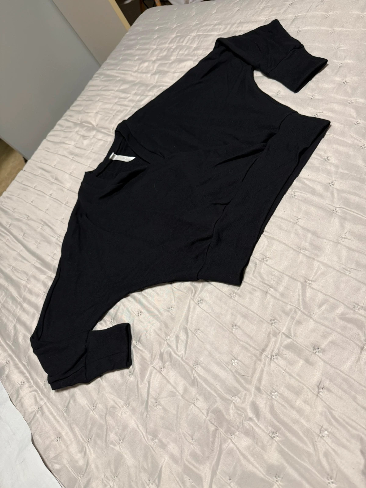 Top estilo cruzado / "Wrap top" negro - Wilfred Free – LaLupa – taille S / 36 / 8 2