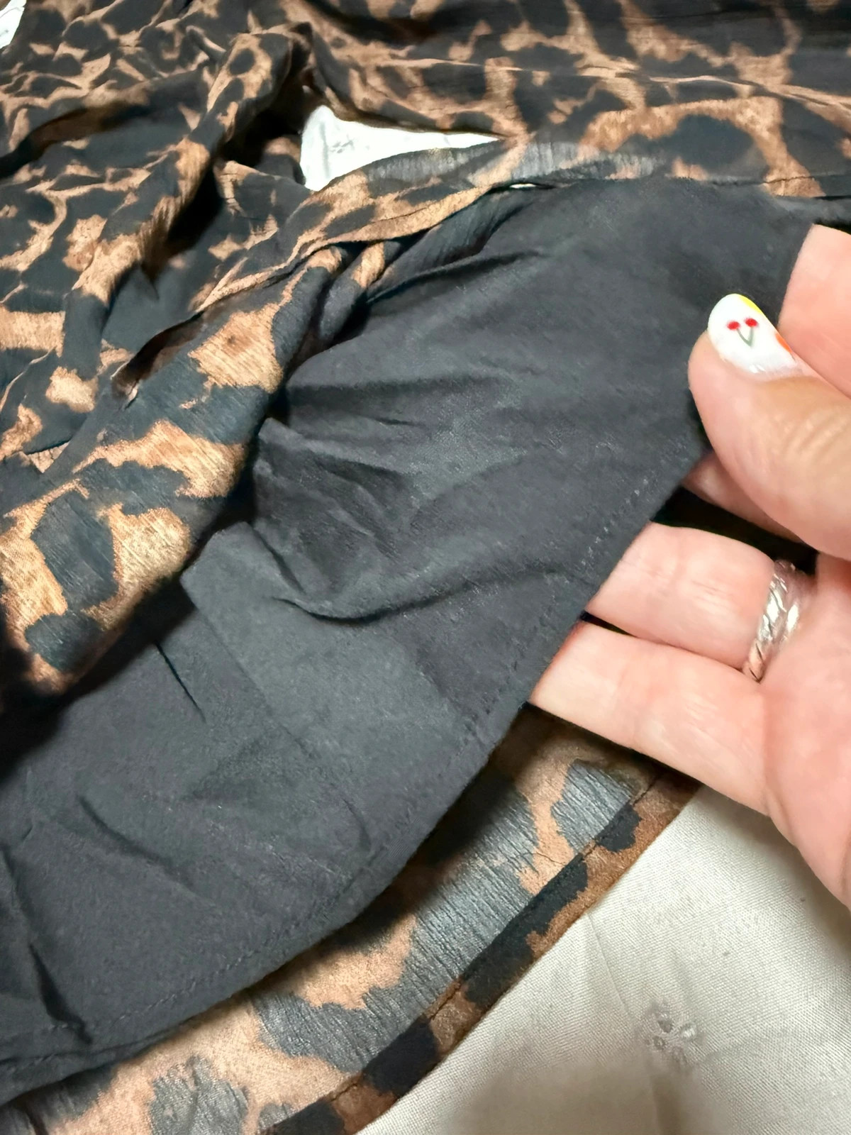 Blusa leopardo peplum nueva – Neo Noir – taille S / 36 / 8 5