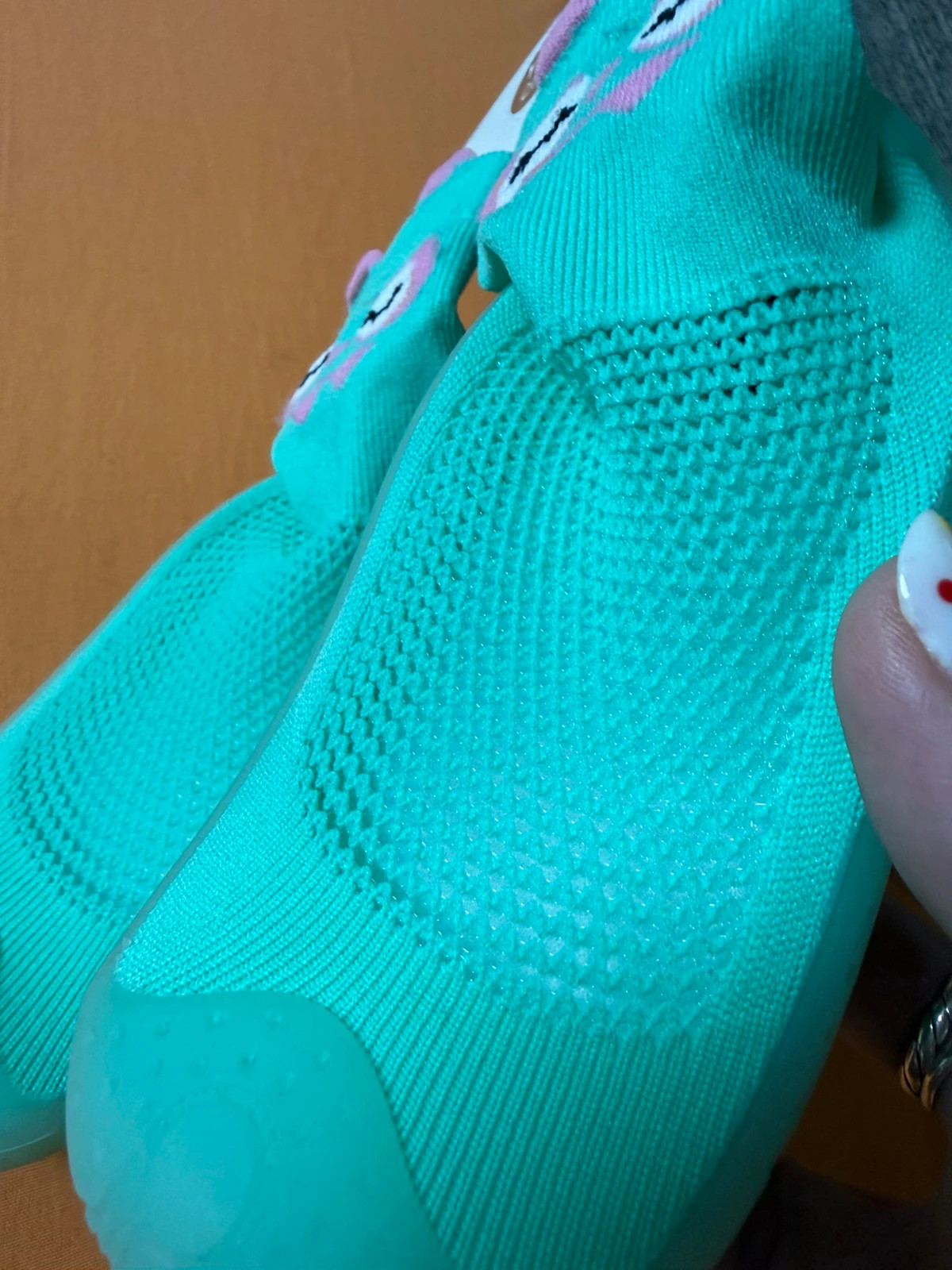 Zapatitos / patucos de primeros pasos con suela de goma flexible y diseño de animalito 🐾💚 – Yo! Club – taille 24 3